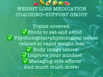 Lunch with Lisa: WEIGHT LOSS MEDICATION COACHING+SUPPORT GROUP